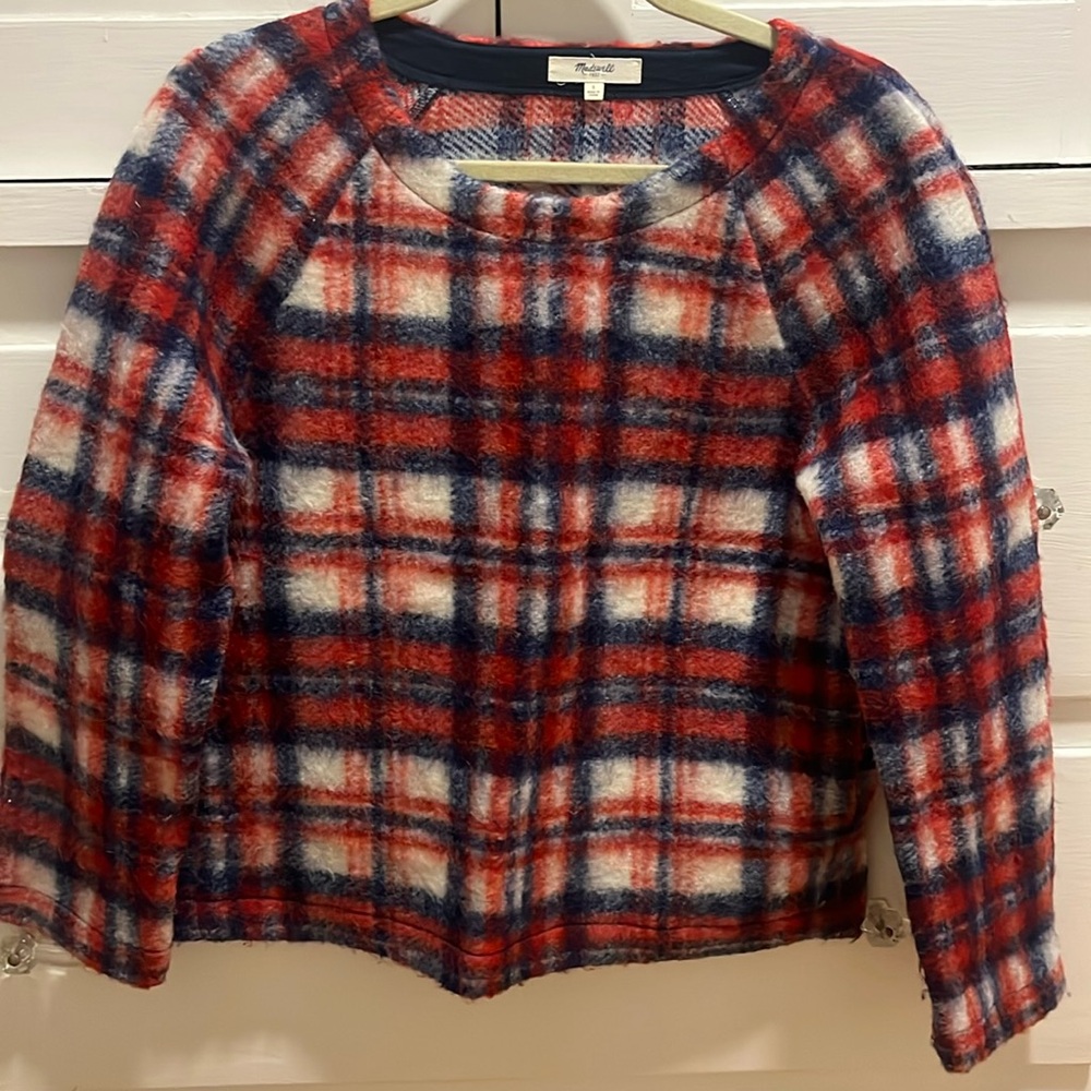 Madewell wool - red, white & blue - WITH POCKETS